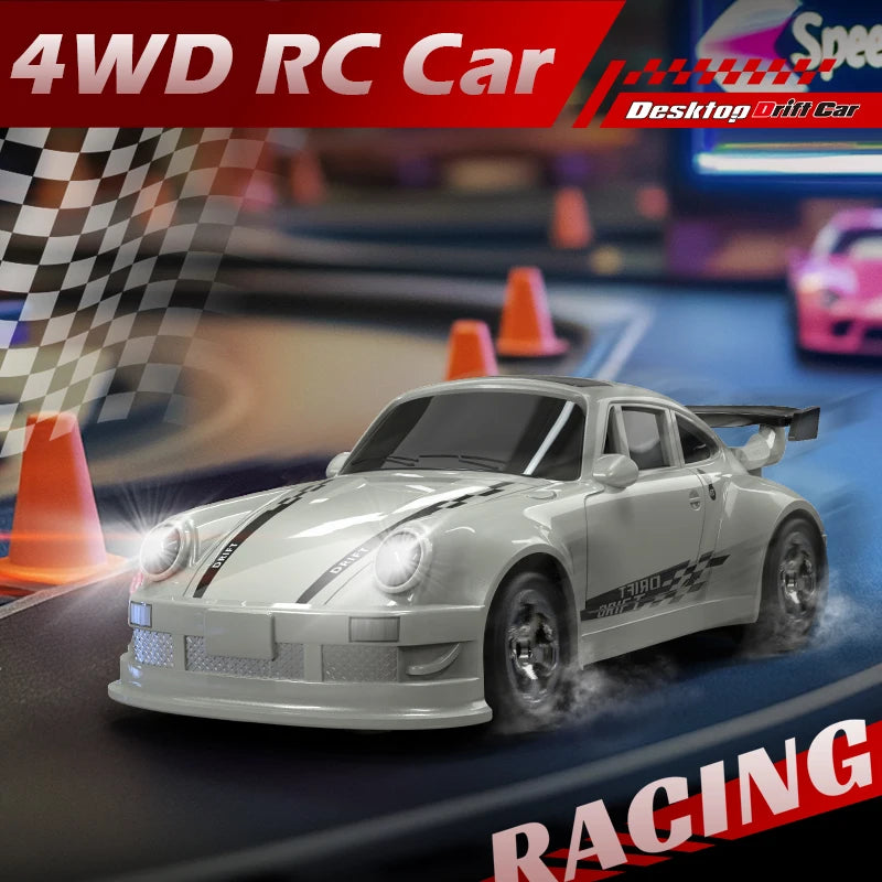 1/64 2.4G High-Speed Drift RC Car with 4WD Four-Wheel Drive Mini GTR
