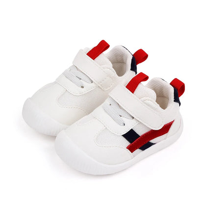Baby Toddler Shoes Four Seasons 0-3 Year Old Children's Soft Sole Non-Slip Shoes Girl Boy Mesh Breathable Walking Shoes