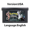 GBA Game Cartridge (32-bit, Pokemon Series, Odyssey Cloud White, FireRed & Silver Rival Rom Hack)