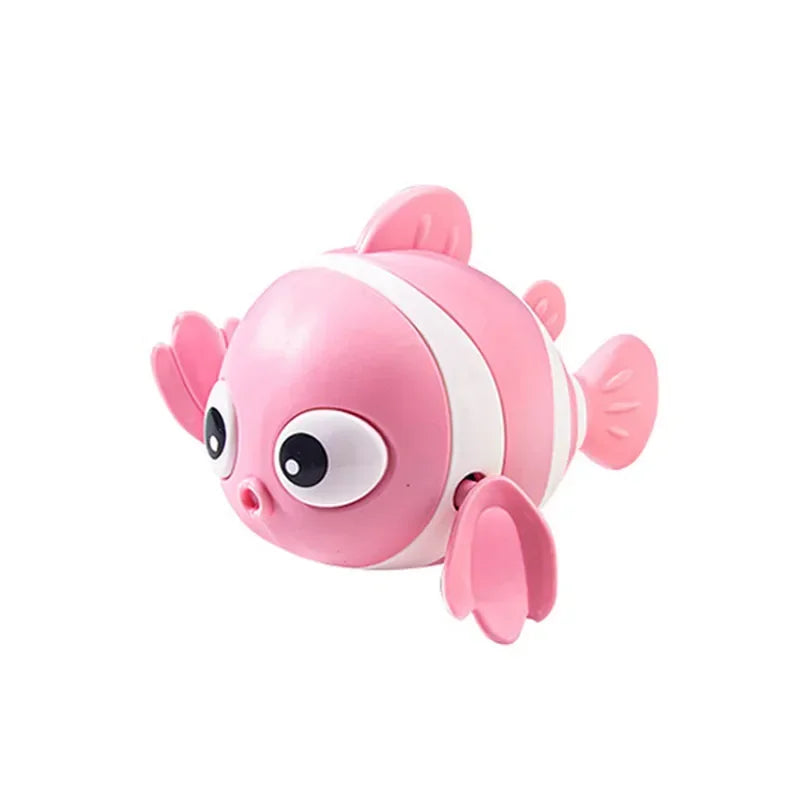 Cute Clown Fish Bath Toy – Floating Wind-Up Swimming Toy for Toddlers