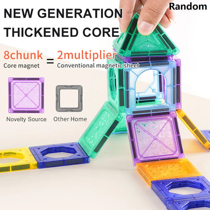 Magnetic Building Blocks Toy for Kids Ages 3 to 8+