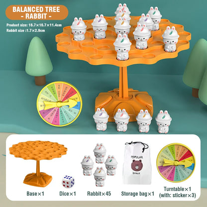 Fun Frog Balance Tree – Children’s Math Balancing Board Game for Parent-Child Interaction