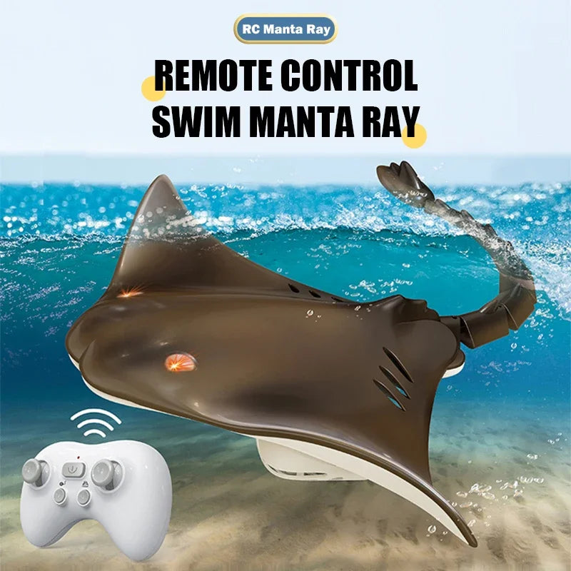 RC Shark and Whale Toy – Electric Remote Control Dolphin Submarine for Pool and Bath