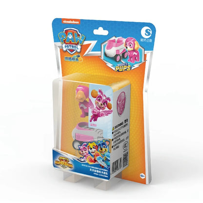 Paw Patrol Vehicle Playset – Chase, Skye, Marshall Pull Back Cars with Ryder Figure Building Blocks Toy
