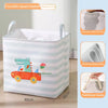 Folding Linen Storage Basket with Handles – Fabric Laundry & Toy Organizer for Closet, Bedroom & Office (Multiple Sizes: 35×40 cm / 13.8×15.7 in; 40×28×24 cm / 15.7×11.0×9.4 in; 40×30×40 cm / 15.7×11.8×15.7 in)