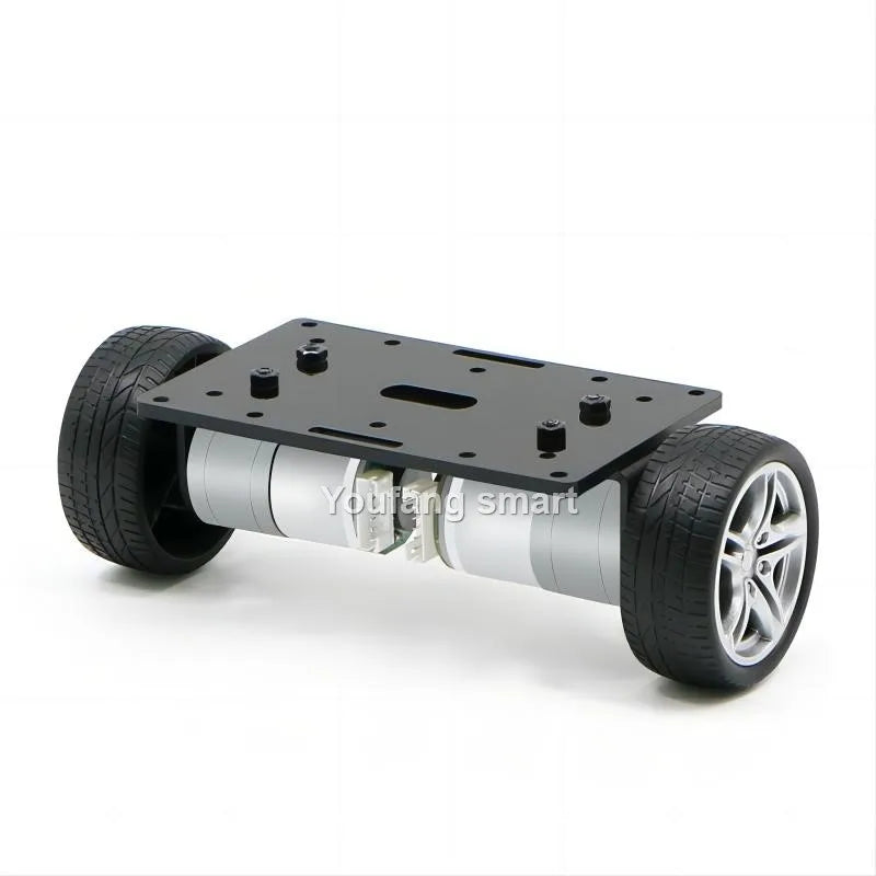 2WD Self-Balancing Robot Car, Encoder Motor, 2-Layer Car with PID & LQR Adjustment for Arduino, Programmable DIY Robot Kit