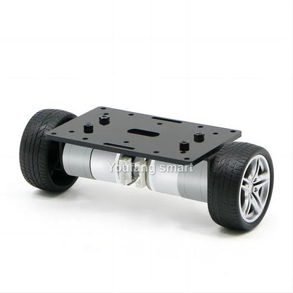 2WD Self-Balancing Robot Car, Encoder Motor, 2-Layer Car with PID & LQR Adjustment for Arduino, Programmable DIY Robot Kit