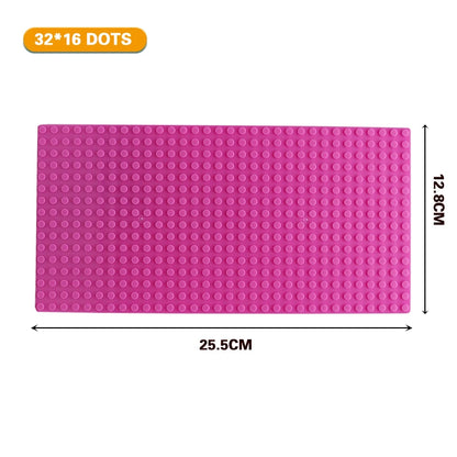 32x32 and 32x16 Dots Classic Base Plates – MOC DIY Plastic Bricks for City Building Blocks Toys