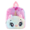 Unicorn Plush Furry Backpack – Sparkling Small School Bag for Girls, Cute Winter Christmas Gift, Adjustable Straps for Kids & Kindergarten - Kidzy Market