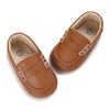 Infant Boys Soft Sole Crib Shoes - Newborn to 12 Months Anti-Slip Moccasins Loafers