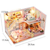 3D Wooden Mini Dollhouse Kit with Furniture – DIY Handmade Miniature House Puzzle for Ages 14+