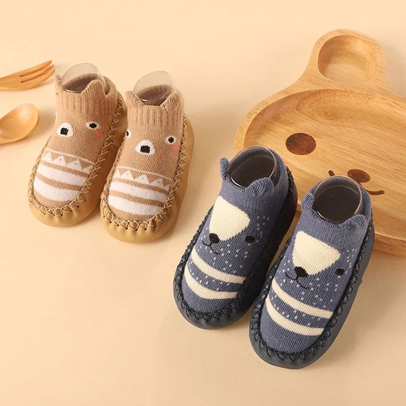 Baby Socks Shoes Infant Color Matching Cute Kids Boys Shoes Soft Soled Child Floor Sneaker Toddler Girls First Walkers
