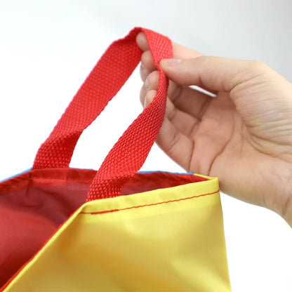 Kids Sack Race Jumping Bag – Cloth Hop Sack for Outdoor Games, Field Day & Birthday Parties (50 x 45 cm / 19.7 x 17.7 in; 70 x 50 cm / 27.6 x 19.7 in)