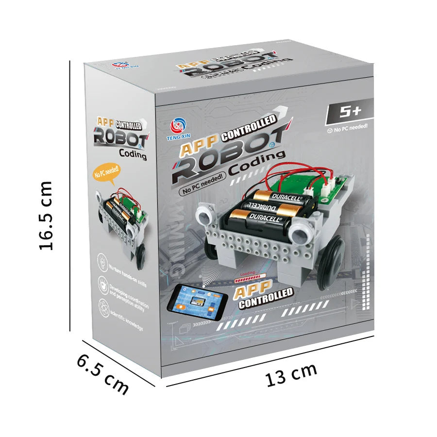 APP Intelligent Programming Automotive Robot, Remote Control Puzzle Toy for STEAM Education & Physical Science Experiments
