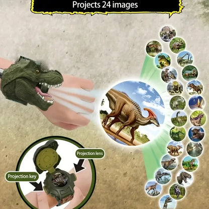 3D Dinosaur Projection Electronic Watch for Kids Fun Luminous Toy Kindergarten Gift