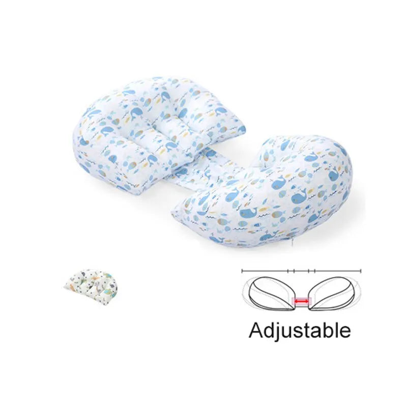 New Cotton Waist Maternity Pillow for Pregnant Women, U-Shaped Full Body Pregnancy Pillow, Pregnancy Cushion Pad