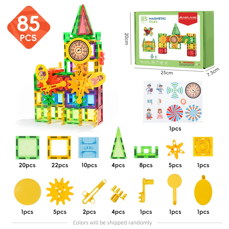 Magplayer Magnetic Building Blocks Construction Set