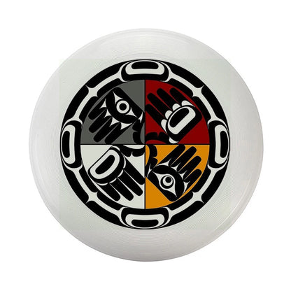 Flying Disc Frisbee - 200mm (7.9 in) & 275mm (10.8 in) Portable Flying Saucer for Outdoor Sports, Kids & Adults
