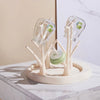 Baby Bottle Holder, Detachable Baby Bottle Drying Rack, Cute Tree Shape Cleaning Dryer Drainer, Storage Rack for Baby Accessories
