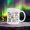 Cute Big-Eyes Animal Porcelain Coffee Mug - 320 ml (10.8 fl oz) Cartoon Kids Breakfast & Juice Cup