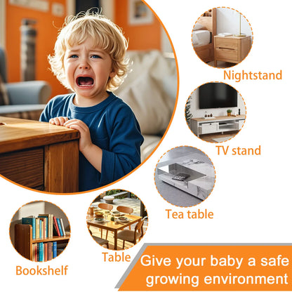 5PCS/10PCS/20PCS Baby Safety Silicone Corner Protectors – Childproof Table Edge Guards