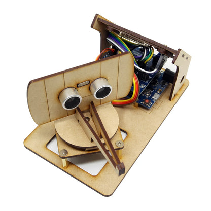 Radar Detection Robot with 1.8" TFT Screen, TS90A Ultrasonic Radar for Arduino, DIY Open Source Programmable Kit