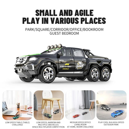 Mini 1/64 Alloy RC Car with 60-Minute Run Time