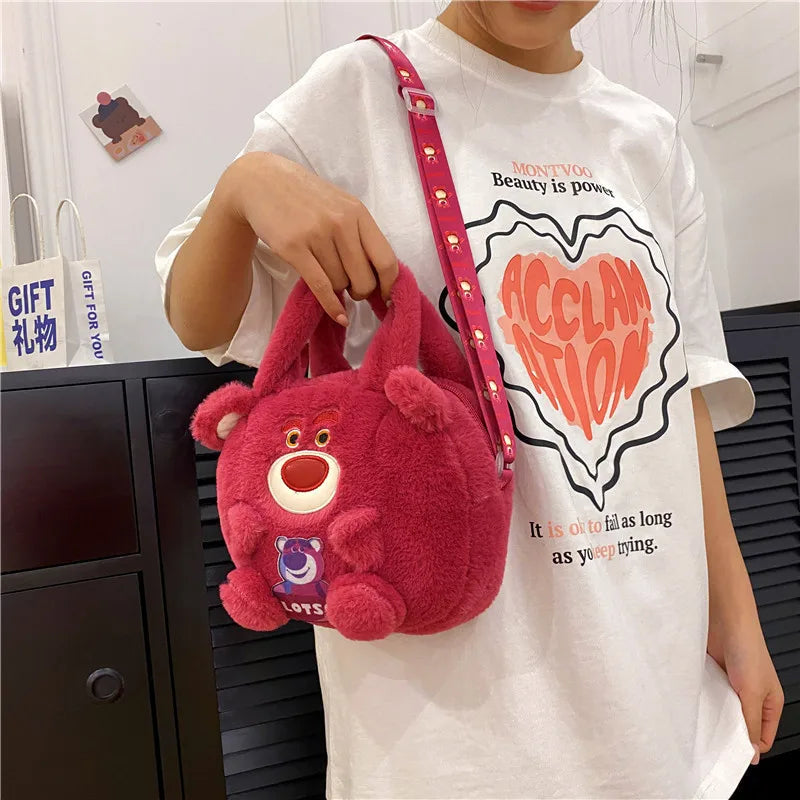 Kawaii Sanrio Plush Backpack – Kuromi, Melody, Cinnamoroll & Pochacco Anime Plush Handbags for Girls, Perfect Gift - Kidzy Market