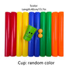 Cooperative Team-Building Track Game – Outdoor/Indoor Kids & Adult Party Set, 5 Half-Pipes + 2 Ping Pong Balls, 40 & 50 cm (15.7 & 19.7 in)