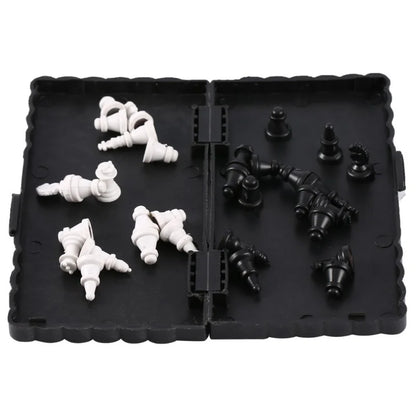 Mini Folding Magnetic Plastic Chess Set Portable Kid Toy Outdoor Board Game