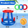 Inflatable Swimming Pool Beach Ring Throwing Game Set Floating Toys for Summer Fun