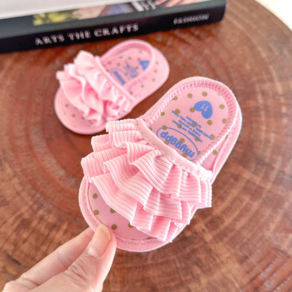 Infant Baby Girls Summer Sandals – Newborn Toddler First Walker Crib Dress Shoes