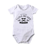 Popular "Mom+Dad=Me" Baby Romper – 100% Cotton Summer Onesie, Newborn Baby Clothes, Unisex Crawling Clothes, Comfortable and Cute
