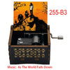 As The World Falls Down Fantasy 18-Note Wooden Music Box New Year Christmas Birthday Gift