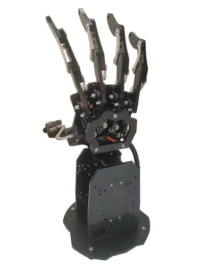 5 DOF Robot Hand with Five Fingers, Servo Control Left/Right Bionic Palm, Assembled Gripper for Arduino/ESP32 Programmable Robot