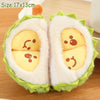 Kids Detachable Durian Plush Toy - Fun Fidget Pillow for Boys and Girls