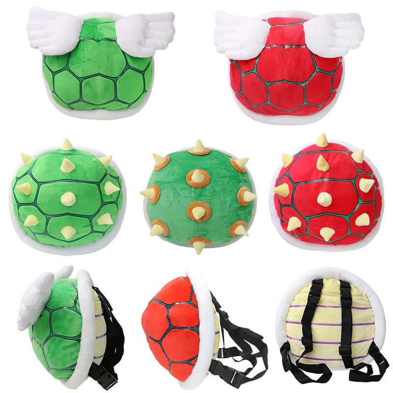 Super Mario Koopa Plush Backpack – Bowser, Larry, Lemmy, Iggy, Ludwig, and Paratroopa School Bag Cosplay Toy