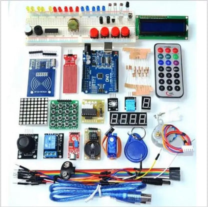 RFID Learn Suite Kit with LCD 1602, Relay, LED, Upgraded Advanced Version, Starter Kit for Arduino, Open Source Programmable DIY Kit