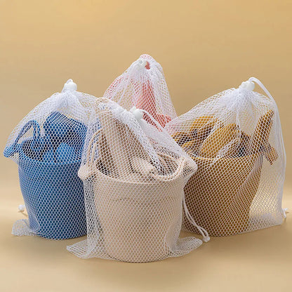 TYRY.HU 8Pcs Children’s Silicone Beach Toy Set With Bucket & Six Accessories — Outdoor Sand Play