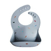 Baby Bibs Ins Style Print Waterproof Soft Silicone Baby Feeding Stuff Cute Pattern Kids Girl Boy Toddler Adjustable Children Bib - Kidzy Market