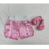Baby Boxer Red Robe & Pants Set – Sanda Free Fight Boxing Glove Shorts for Newborn Photography Props & Infant Photo Accessories