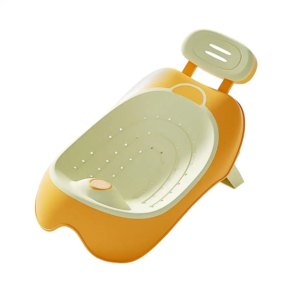 Ergonomic Baby Bath Support Seat – Non-Slip Shower Chair With Drain Holes & Temperature Sensing