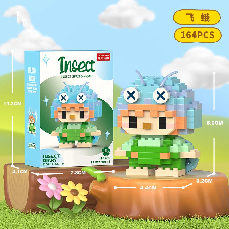Adults Animals Micro Particle Building Blocks – Dog and Cat Mini Bricks Toy for Kids Ages 6 to 12