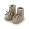 Fashion Infant Baby Boy Socks Shoes Pure Color Anti-Slip Knit Newborn Girls Floor First Walkers Casual Outdoor Booties
