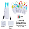DIY Graffiti Coloring Bags with Markers – Non-Woven Art and Craft Gift Bags for Kids