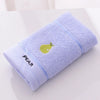 Soft Cotton Baby Bath Towel – Cartoon Fruit Design, Absorbent Washcloth for Newborns & Toddlers