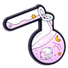 PVC Mini Reagent Bottle Charms — 1 in (2.5–3 cm) Plastic Shoe & Bag Decorations for DIY Crafts