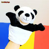 25cm Soft Plush Hand Puppets, Elephant Lion Monkey Stuffed Animal Story Dolls for Children