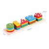 Montessori Wooden Educational Toy Set for Kids Ages 3-12 — Alphabet Puzzles, Xylophone & Building Blocks