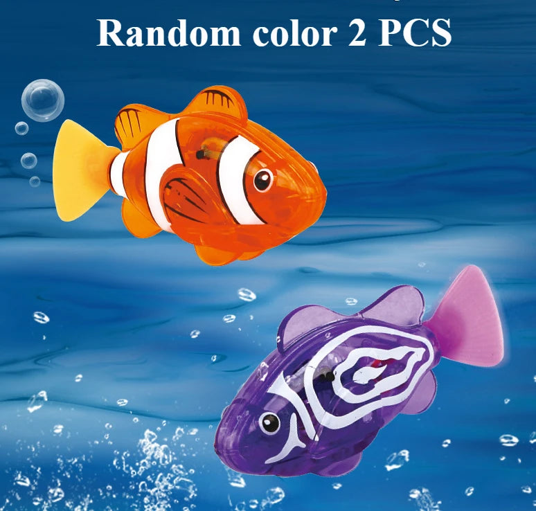 Electronic Light-Up Swimming Water Fish Toy – Interactive Pet for Kids